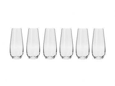 Krosno Harmony Stemless Flute 230ml 6pc Gift Box