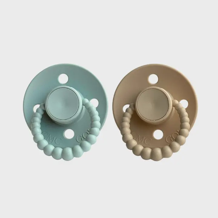 CMC Bubble Dummies Almond and Sage Size 1