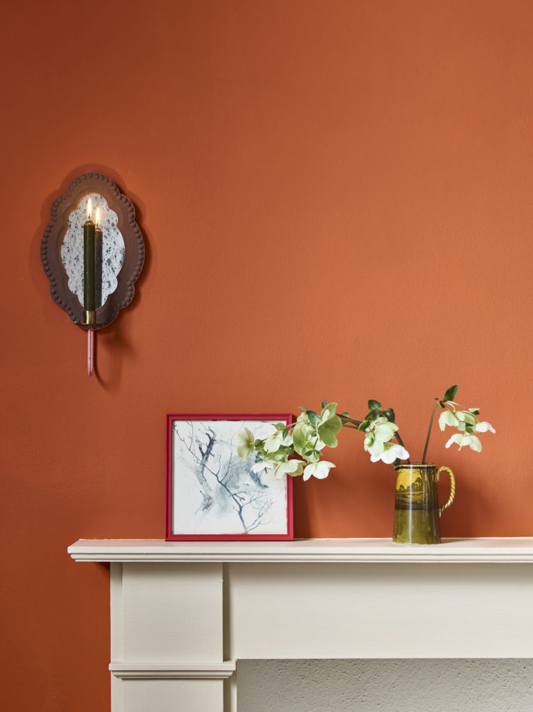 Wall Paint by Annie Sloan Riad Terracotta - 120ml/2.5 Litre