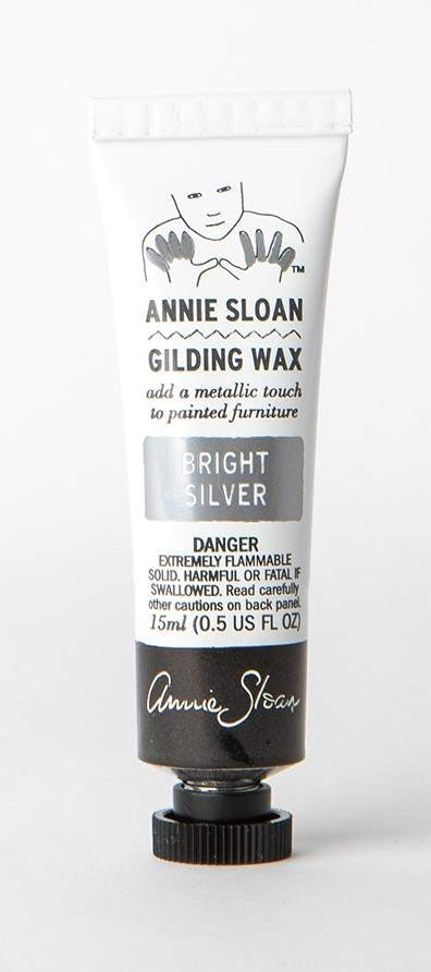 Annie Sloan Gilding Wax Bright Silver 15ml