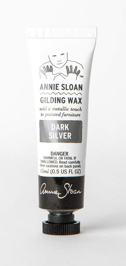 Annie Sloan Gilding Wax Dark Silver 15ml