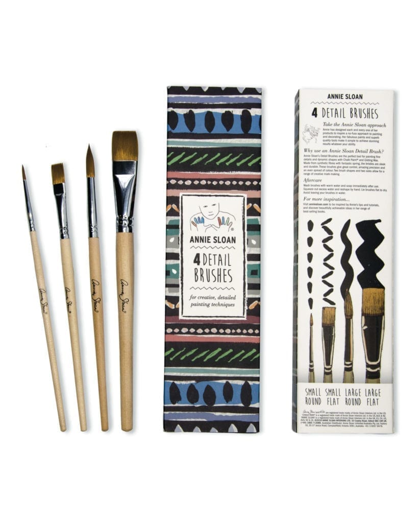 Annie Sloan Brush - Detail Brush Set 4