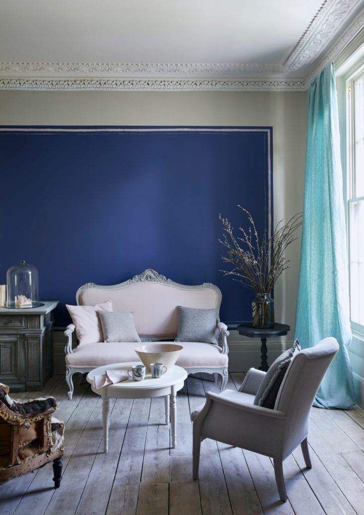 Wall Paint by Annie Sloan Napoleonic Blue - 120ml/2.5 Litre