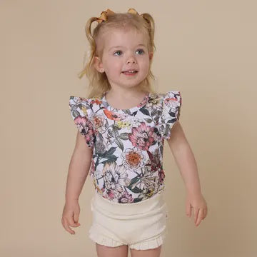 Snuggle Hunny Australiana Organic T Shirt with Frill