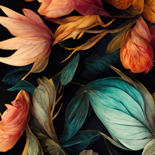 Mint Decoupage Paper