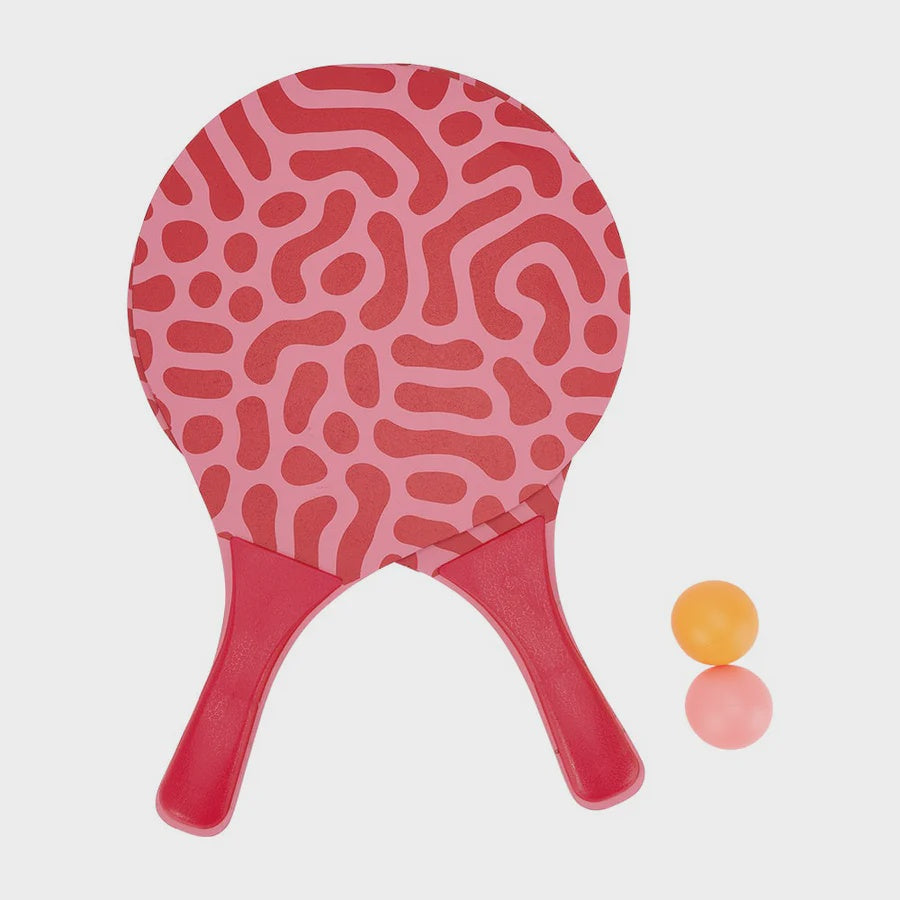 Annabel Trends Beach Ball & Bat Red Squiggle