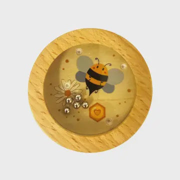 Wooden bee ball game