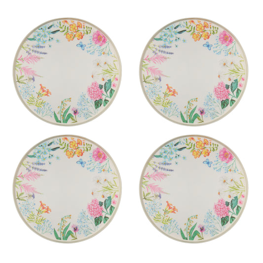 Maxwell and Williams Botanica Melamine Plate 25.5x2cm Set of 4