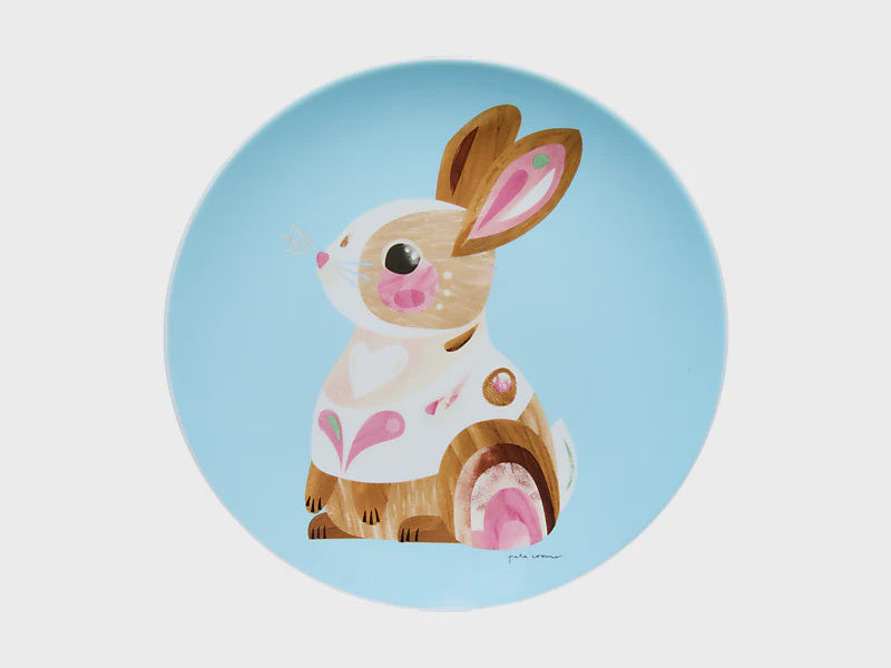 Maxwell and Williams Pete Cromer Barn Friends Plate 20cm Bunny Blue