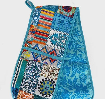 Anna Chandler Canvas Double Oven Mitt