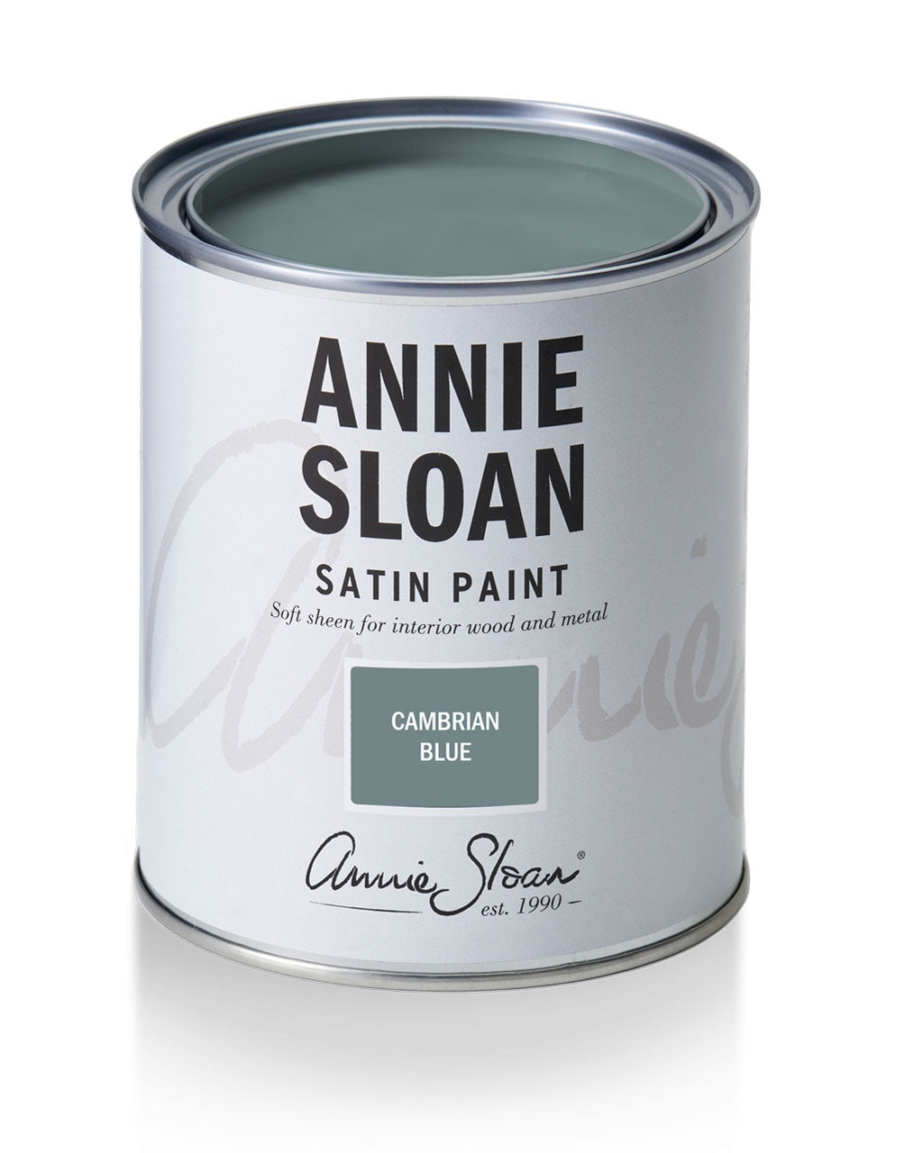 Satin Paint by Annie Sloan Cambrian Blue 750ml