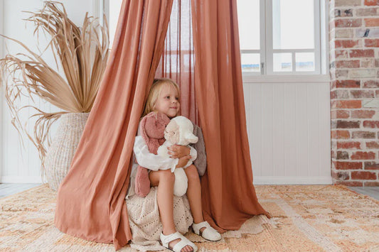 Linen Cot Canopy