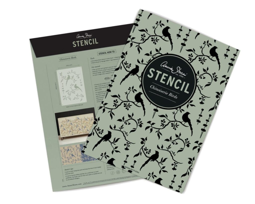 Annie Sloan Stencil Chinoiserie Birds