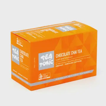 Tea Tonic Chocolate Chai Tea  Bags - Box 20