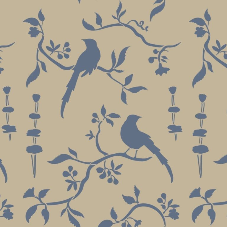 Annie Sloan Stencil Chinoiserie Birds
