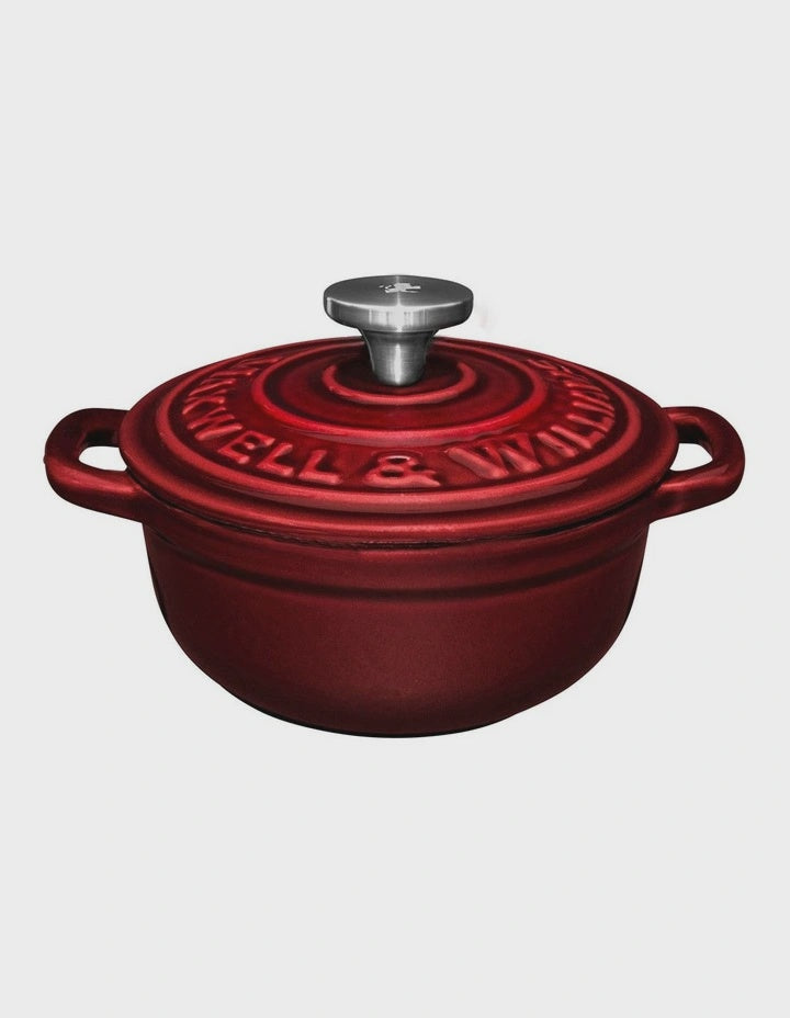 Maxwell and Williams Cast Iron Cocotte Merlot 9.5cm / 260ML Gift Boxed