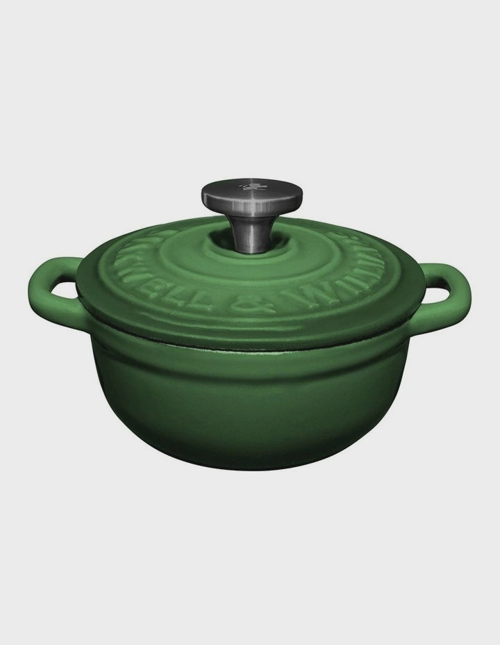 Maxwell and Williams Cast Iron Cocotte English Racing Green 9.5cm / 260ML Gift Boxed