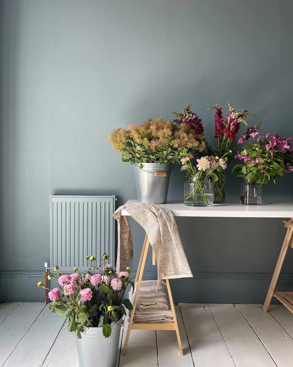 Satin Paint by Annie Sloan Cambrian Blue 750ml