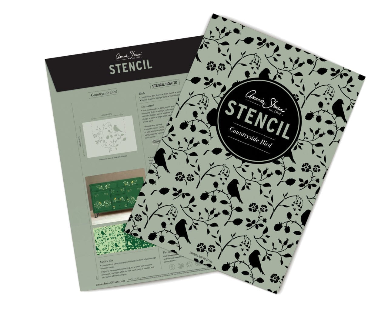 Annie Sloan Stencil Countryside Birds