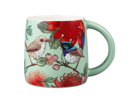Maxwell and Williams Eloise Short Native Grace Superb Fairy Wren Mug 350ML