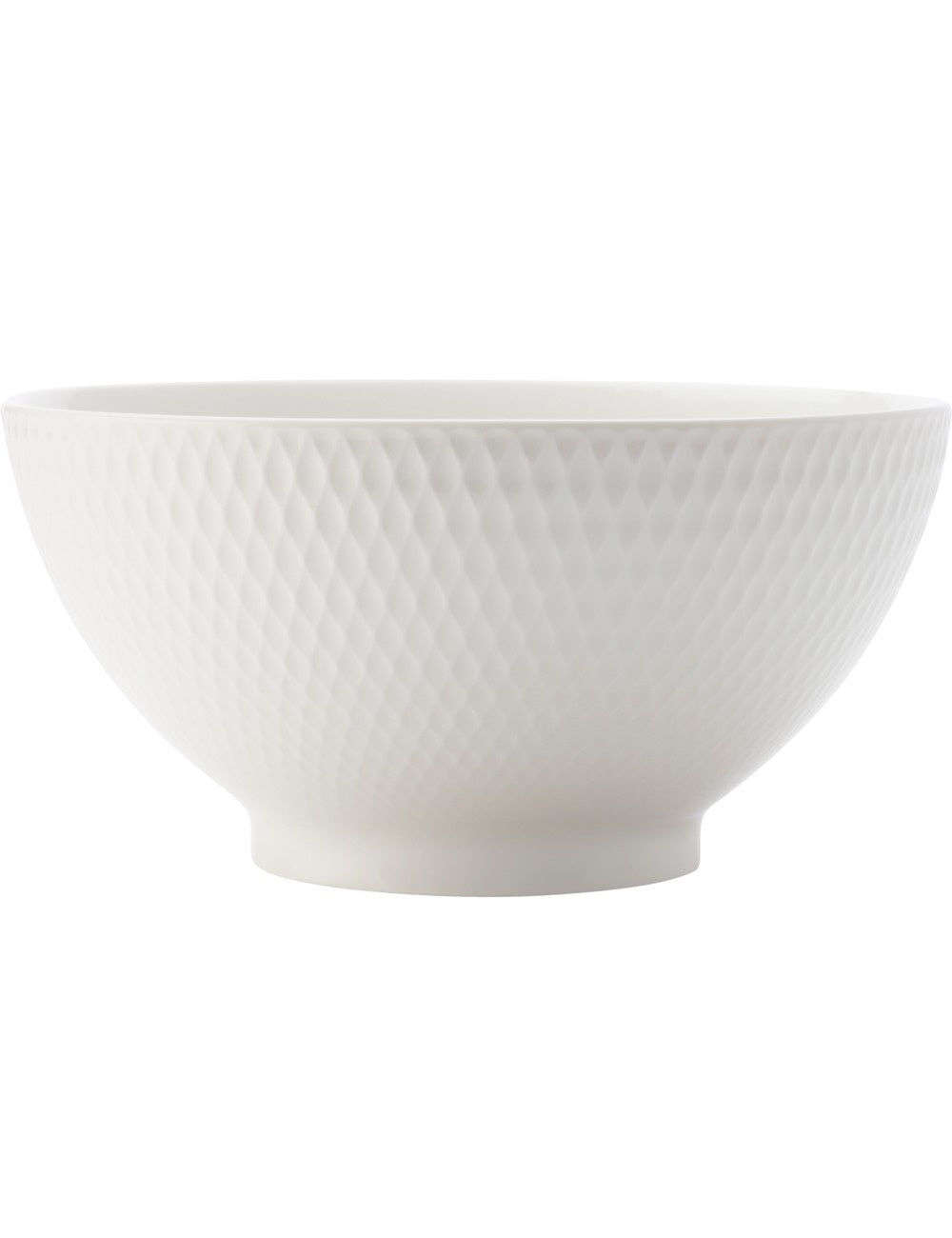 Maxwell and Williams Diamonds White Basics 20cm Noodle Bowl