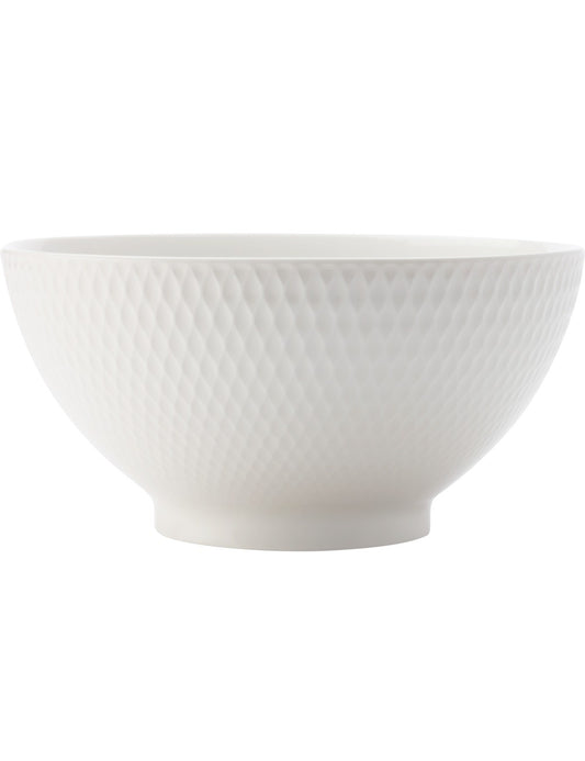 Maxwell and Williams Diamonds White Basics 20cm Noodle Bowl