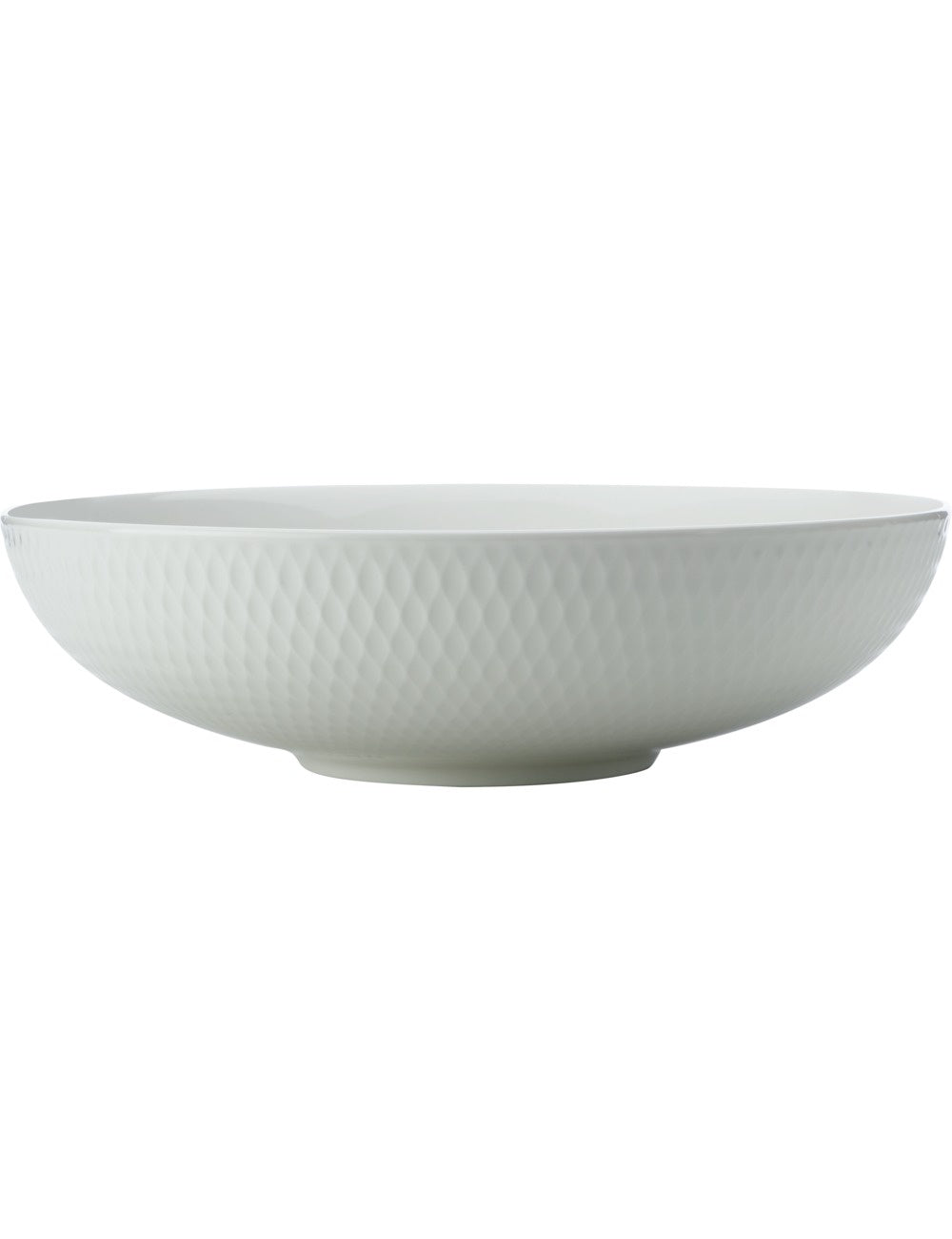 Maxwell and Williams Diamonds White Basics 28cm Round Serving Bowl