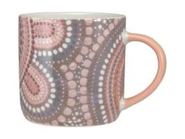 Maxwell and Williams Lou Martin Uplift Mug Coral 480ml