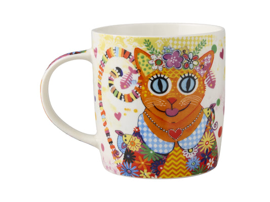 Maxwell and Williams Donna Sharam Kaleidoscope Mug 370ML Ginger Gift Boxed