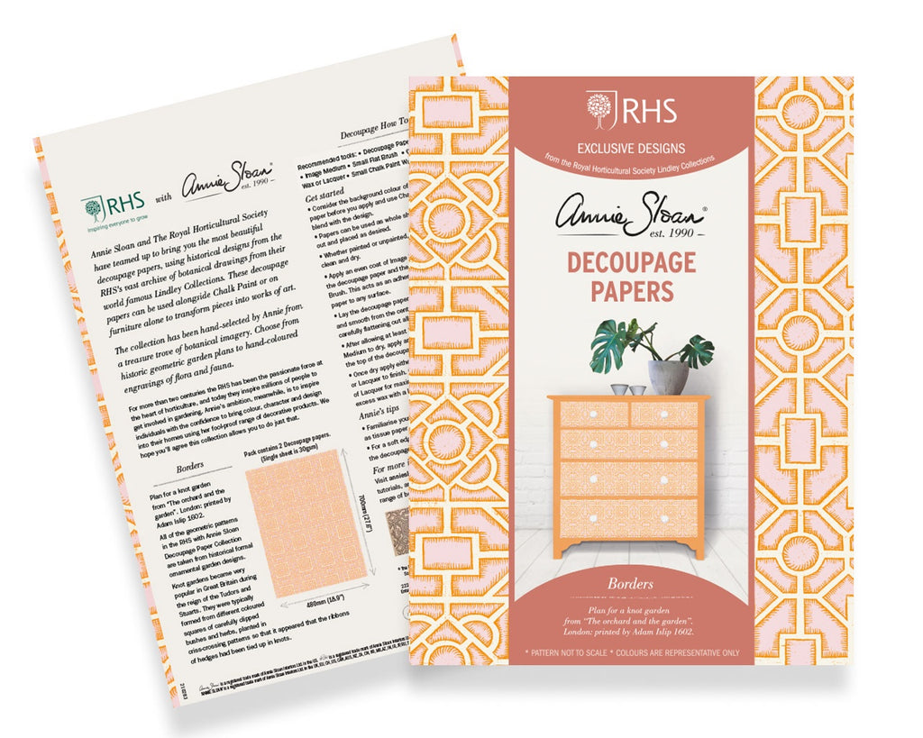 Annie Sloan RHS Decoupage Paper Borders