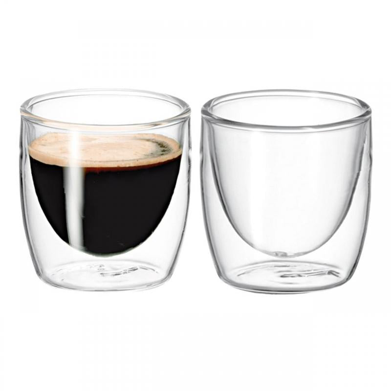 AVANTI DOUBLE WALL GLASS SET OF 2 100ML
