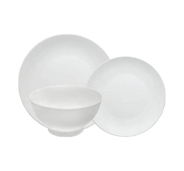 Maxwell and Williams White Basics Dynasty Coupe Dinner Set 12pc Gift Boxed