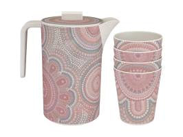 Maxwell and Williams Lou Martin Uplift Melamine Jug & Tumbler Set/5