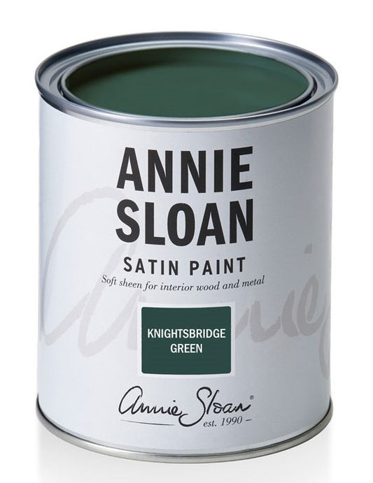 Satin Paint by Annie Sloan Knightsbridge Green 750ml