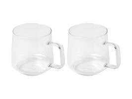 Maxwell and Williams Blend Sala Glass Mug 400ml Set/2 Clear