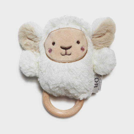 Lee Lamb Soft Rattle Toy 17cm
