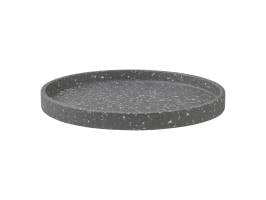 Maxwell and Williams Livvi Terrazzo Serving Tray 36cm Round Charcoal