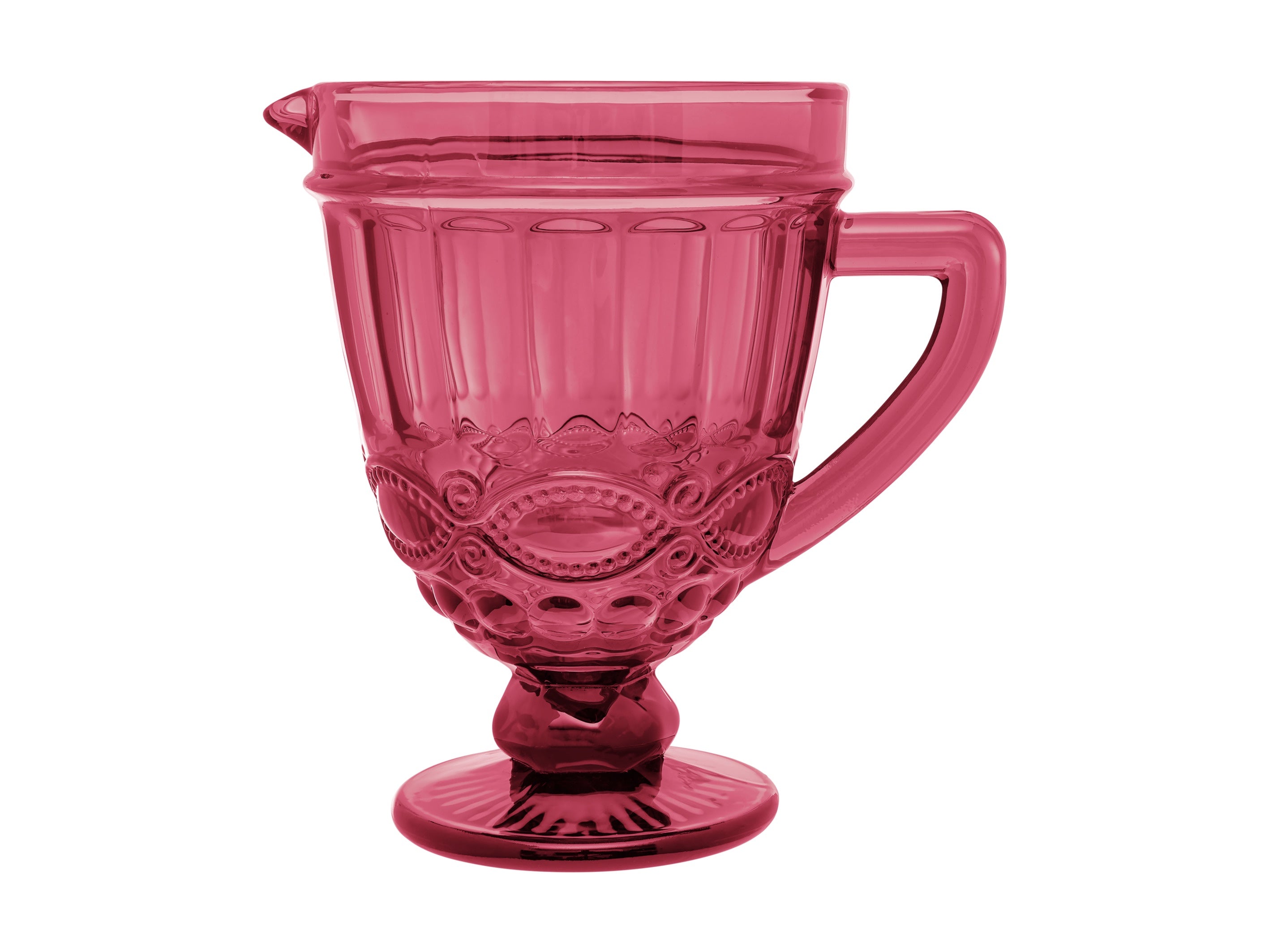 Maxwell and Williams Gabriella Glass Jug 1.1L Pink Gift Boxed