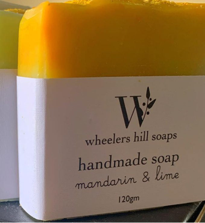 Wheelers Hill soap Mandarin lime