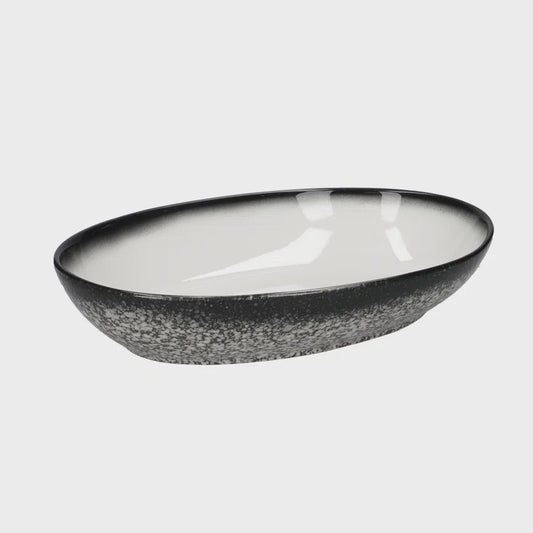 Maxwell and Williams Caviar Oval Bowl 30x20cm