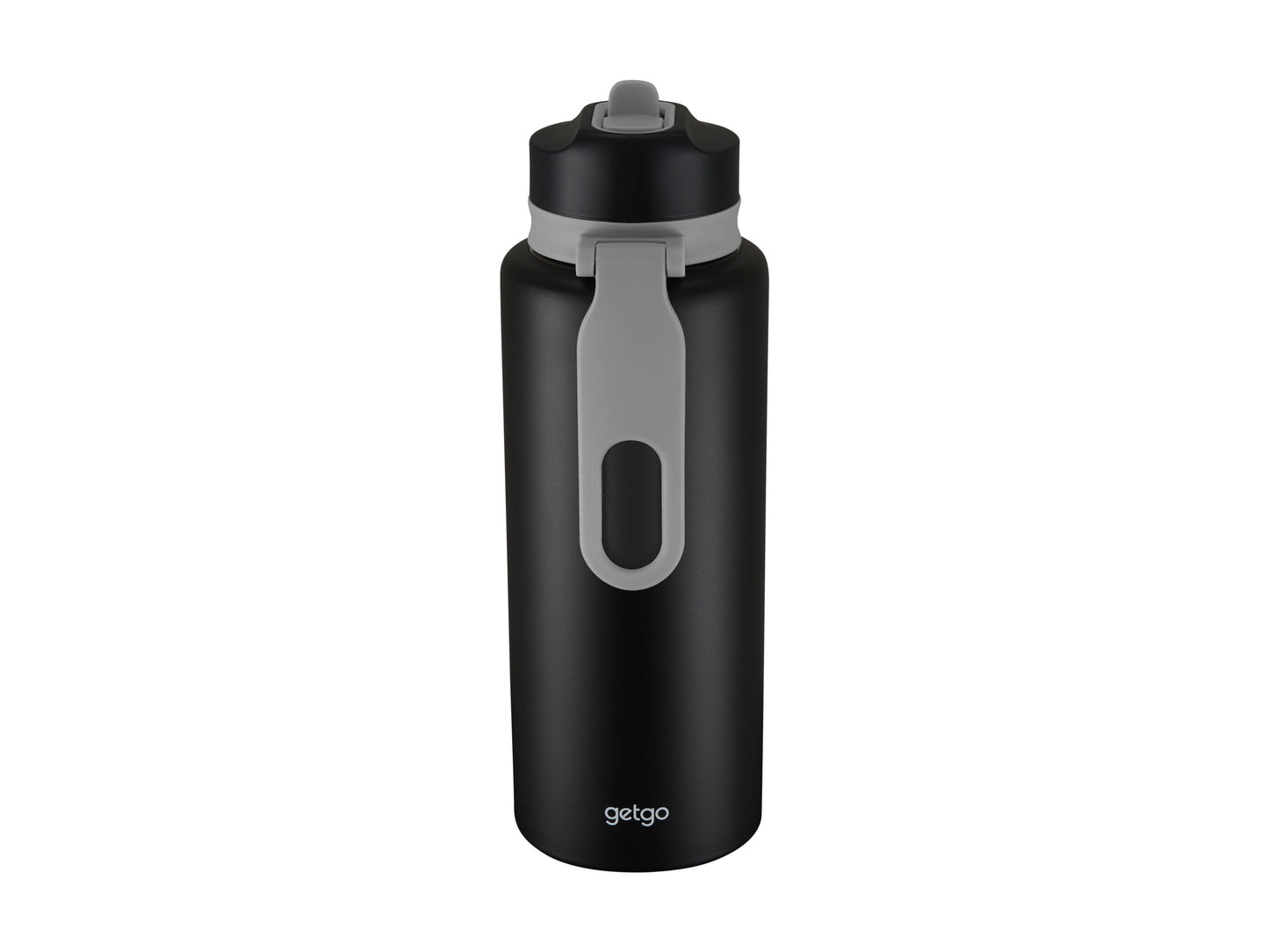 Maxwell and Williams getgo Double Wall Insulated Sip Bottle 1L Black Gift Boxed