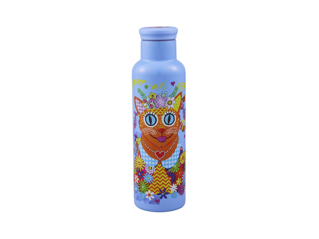 Maxwell and Williams Donna Sharam Kaleidoscope Double Wall Insulated Bottle 600ML Ginger