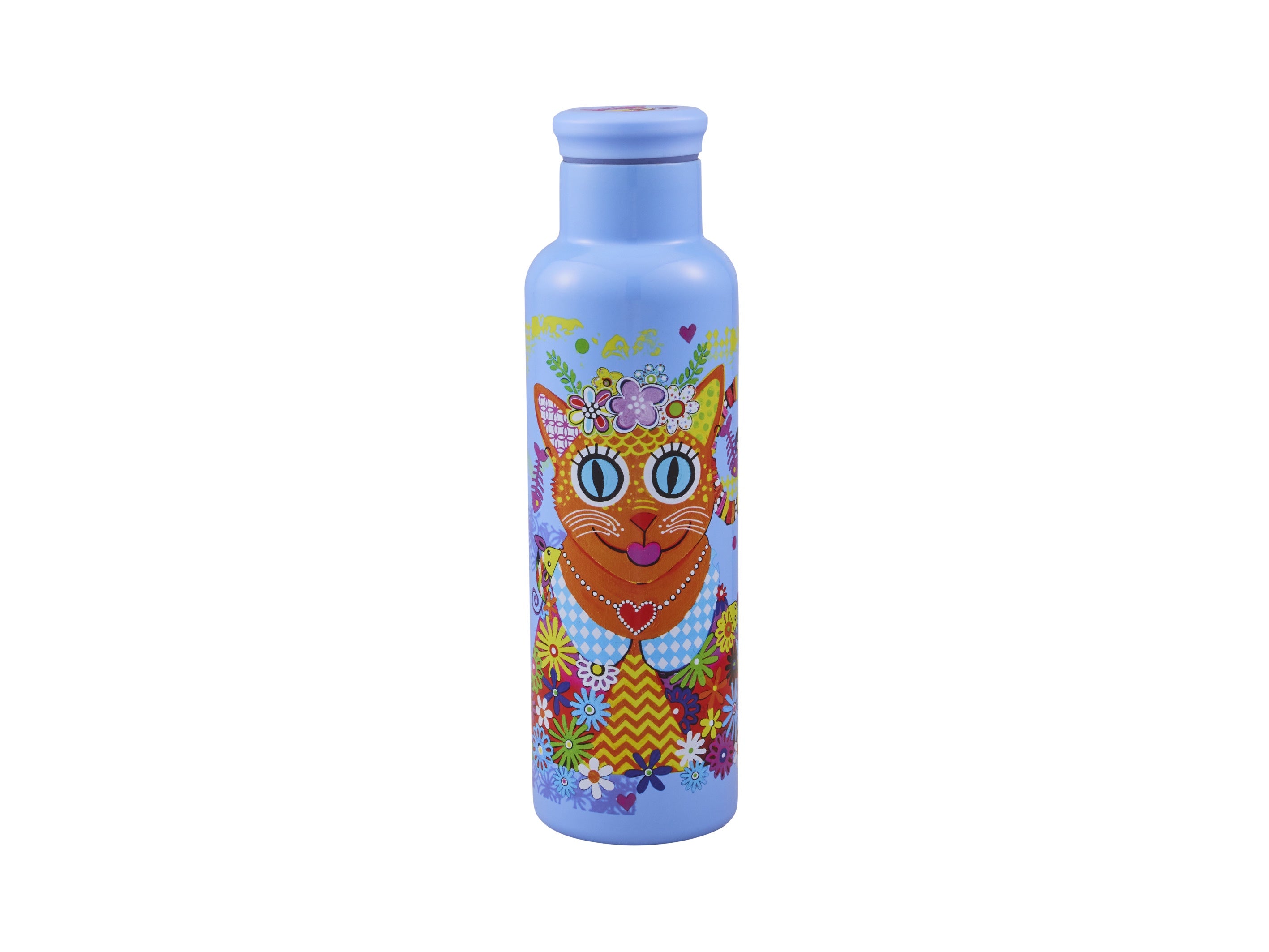 Maxwell and Williams Donna Sharam Kaleidoscope Double Wall Insulated Bottle 600ML Ginger