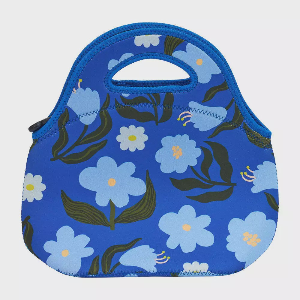 Annabel Trends Neoprene Lunch Bag - Nocturnal Blooms