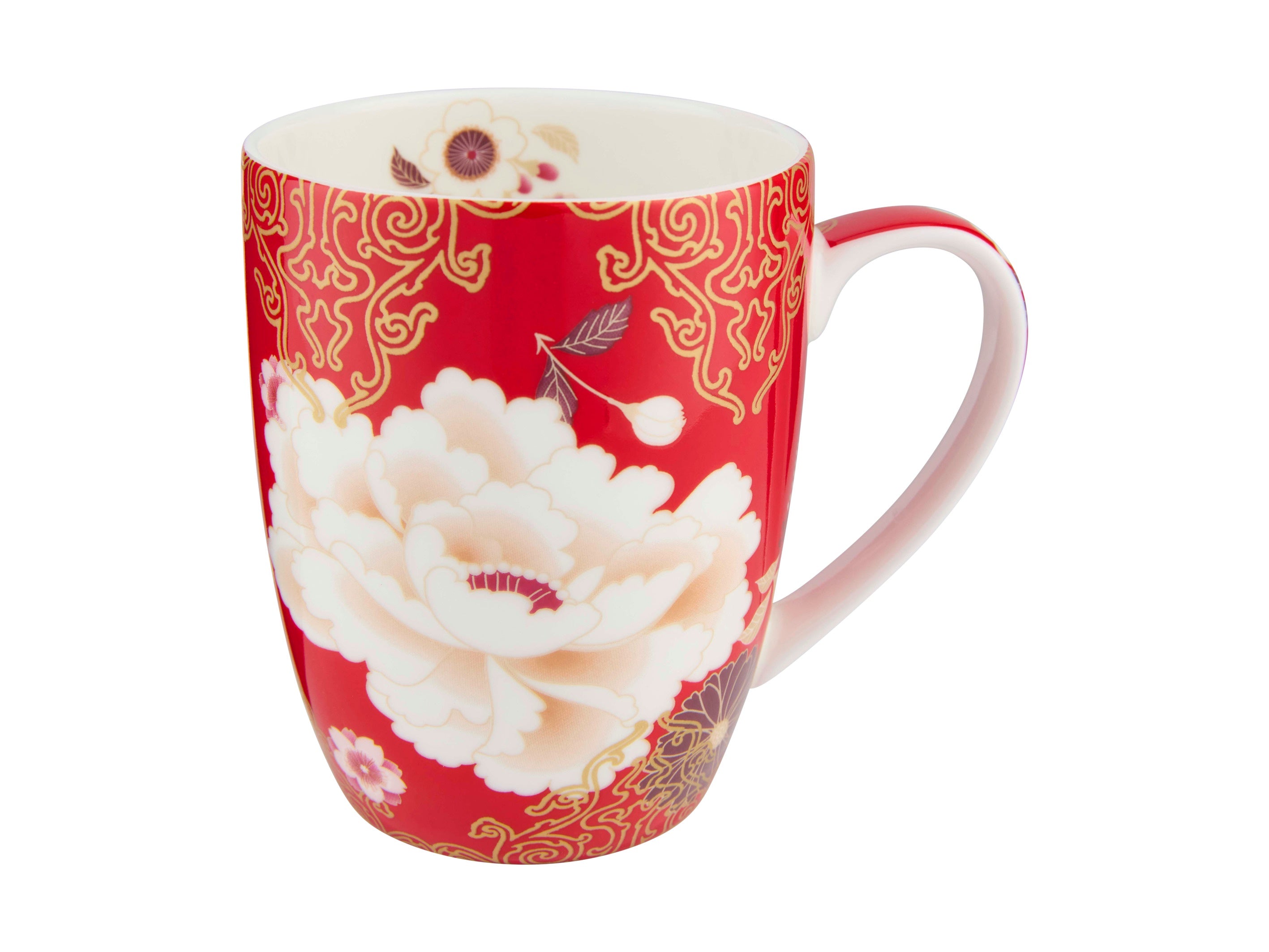 Maxwell and Williams Kimono Mug 400ML Red Gift Boxed