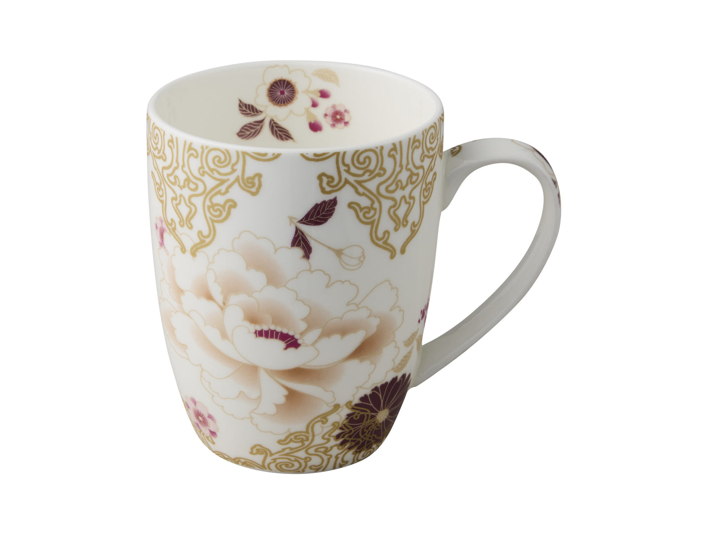 Maxwell and Williams Kimono Mug 400ML White Gift Boxed
