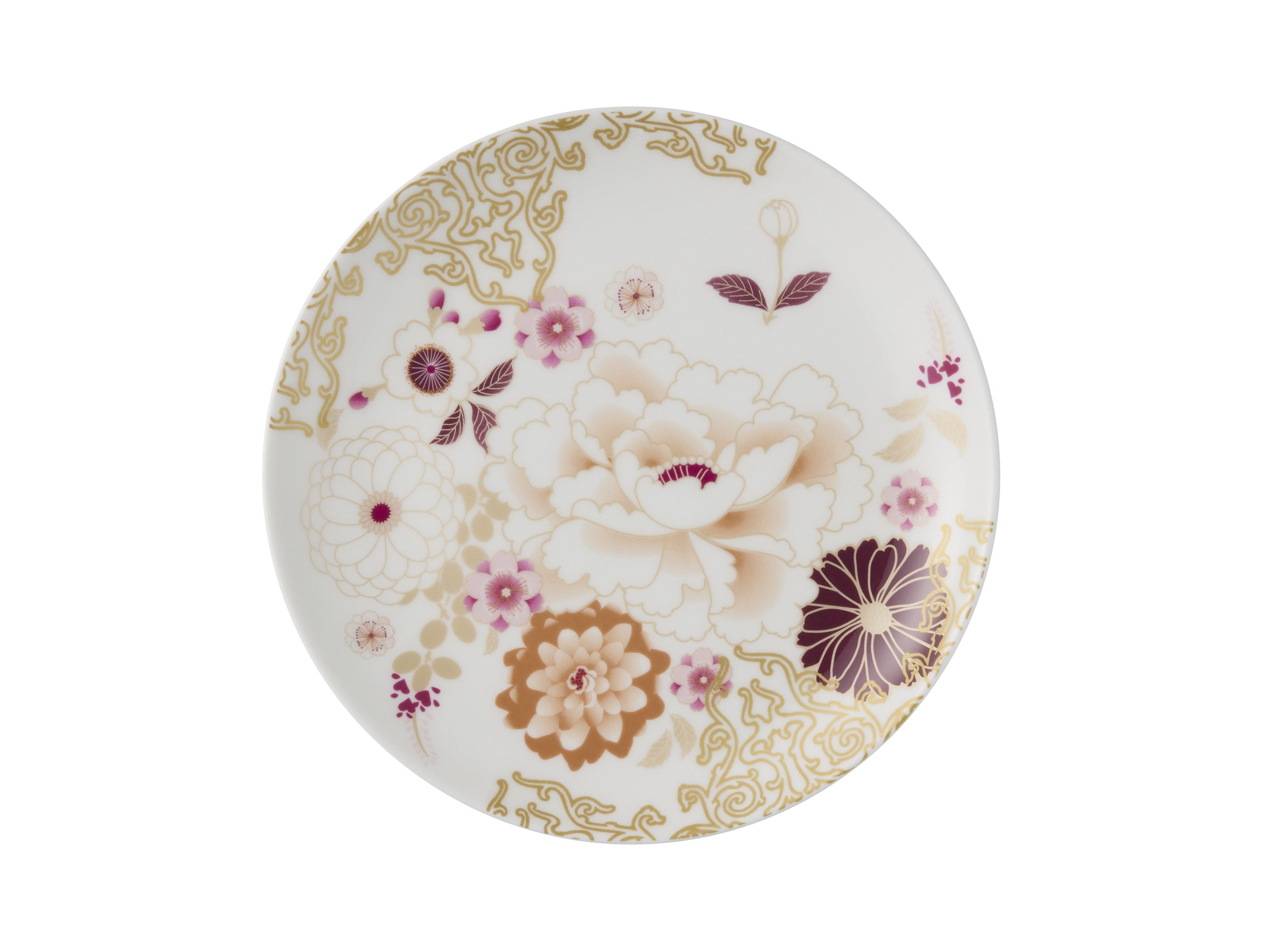 Maxwell and Williams  Kimono Cake Plate 20cm White Gift Boxed