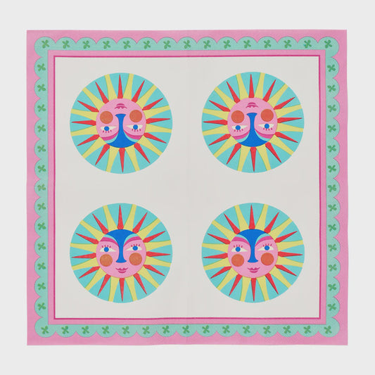 Annabel Trends Paper Napkin - Fiesta Sun Ms 20Pc