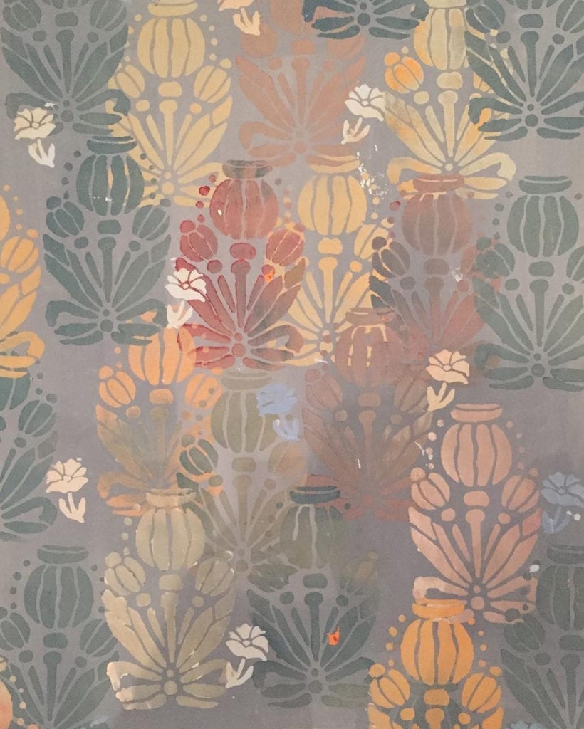 Annie Sloan Stencil Poppy Pod