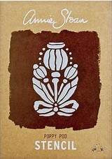 Annie Sloan Stencil Poppy Pod
